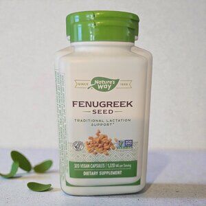 Fenugreek Seed 320 Vegan Capsules Exp: 12. 31.2026